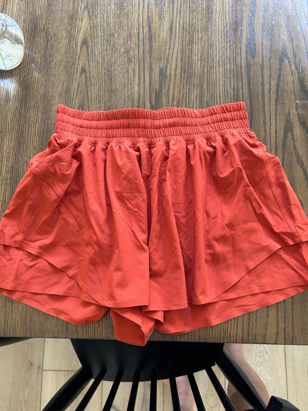 Lululemon Shake it Out High Rise Run Short 2.5 Burnt Orange NWOT